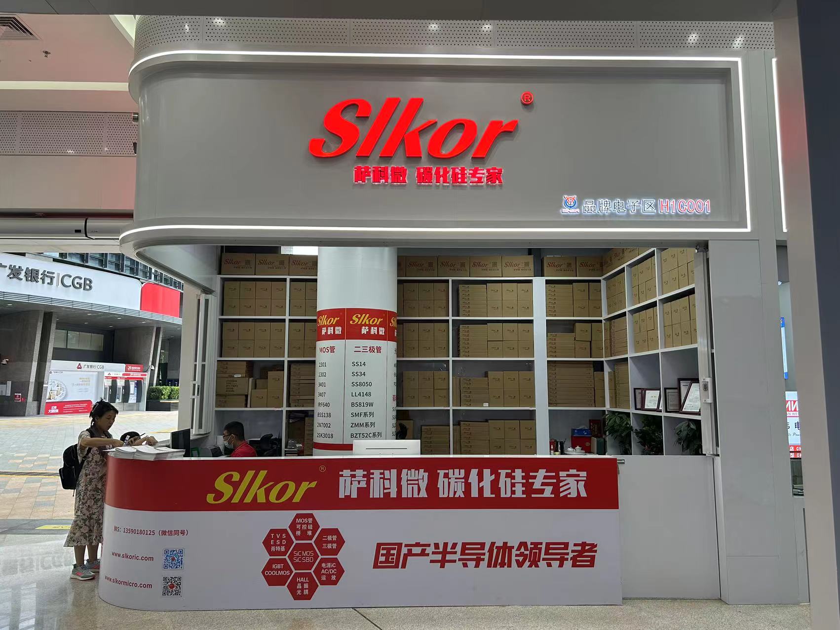 Q56. Where are the flagship stores of Slkor in Huaqiangbei located?