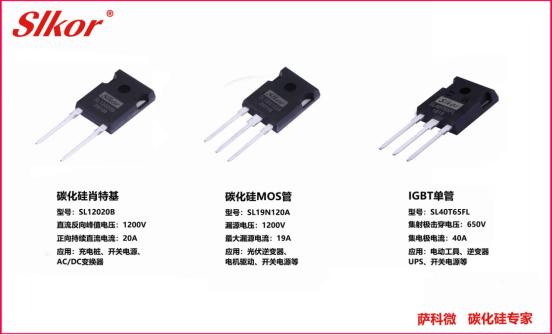 萨科微碳化硅MOS管、IGBT单管图